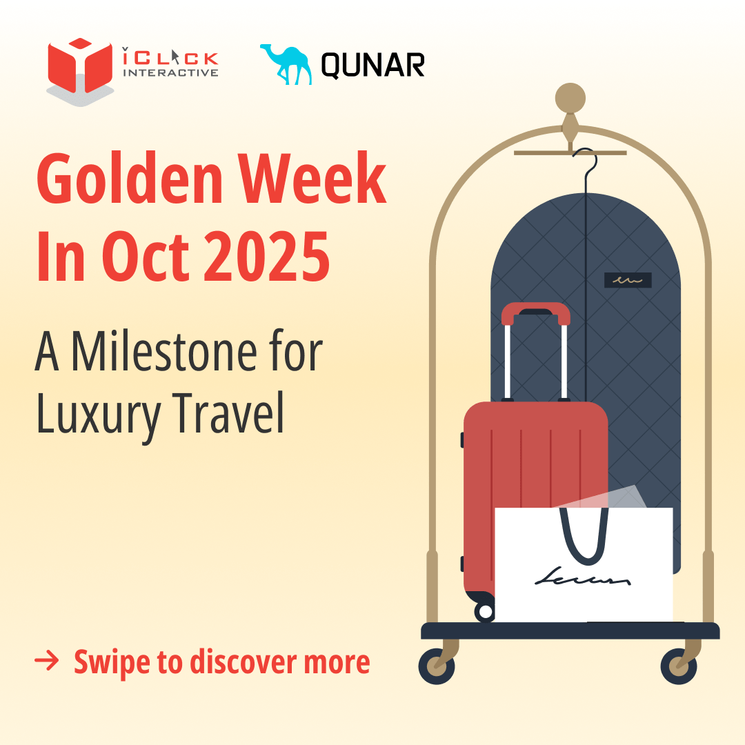 Explore the China outbound travel trends for National Day Golden Week 2025 with iClick, discover how China’s luxury travelers are redefining travel and consumption.