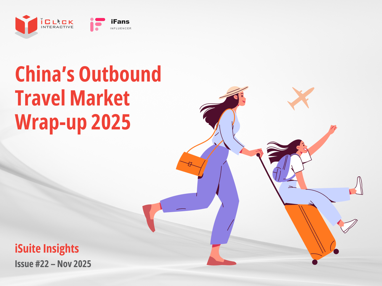 Visual illustrating the vibrant rebound of China's outbound travel market in 2025, with a focus on digital engagement and traveler behavior on Xiaohongshu.